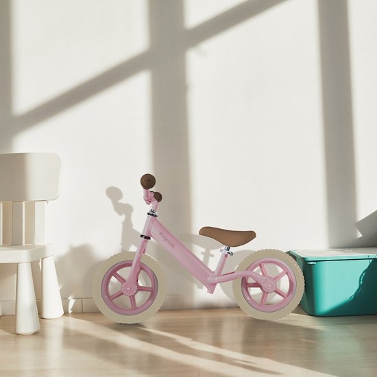 LifeGoods Balance Fahrrad - 2-5 Jahre - Jungen und Mädchen - Balance Bike - Pink