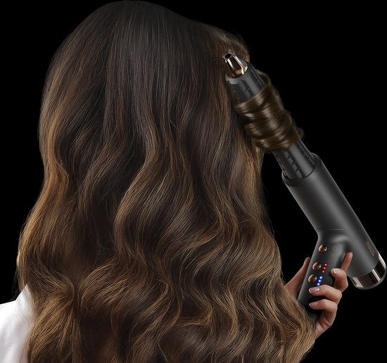 Princess Airstyler Pro 529205 - 7 in 1 - 2000 Watt - 1,8m Kabel - BLDC Motor - Luxus-Aufbewahrungstasche - Wärmehandschuh - Multi Styler - Haarwickel - Haarglätter - Haartrockner - Wärmebürste - Föhnbürste - Lockenbürste und Stylingbürste