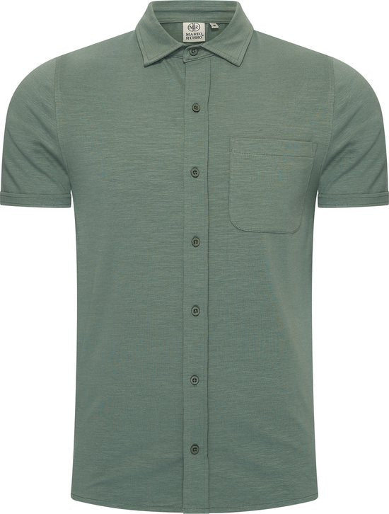 Mario Russo Kurzarmhemd - Hemd Männer - Polohemd Männer - t shirt Männer - 3XL - Beige