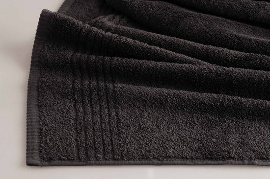 Handtuch Supreme - Ägyptische Baumwolle 650 GSM - 6 Stück - 50x100 - schwarz