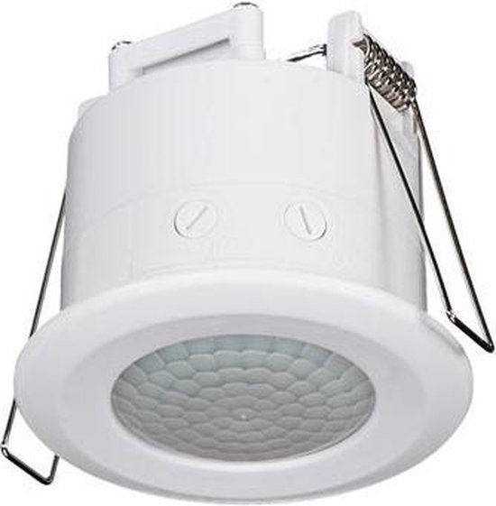 Perel Bewegungsmelder, PIR, 6 m Erfassungsbereich, 360° Erfassungswinkel, IP20, Innenbereich, Deckenmontage/Unterputz, weiß