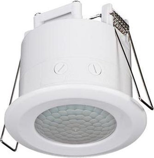 Perel Bewegungsmelder, PIR, 6 m Erfassungsbereich, 360° Erfassungswinkel, IP20, Innenbereich, Deckenmontage/Unterputz, weiß