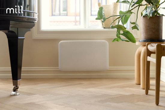 Mill IB600DN - Flächenheizkörper aus Stahl - 600 Watt- bis zu 11 m2 - 100% geräuschlos - geeignet für Badezimmer - 5 Jahre Garantie
