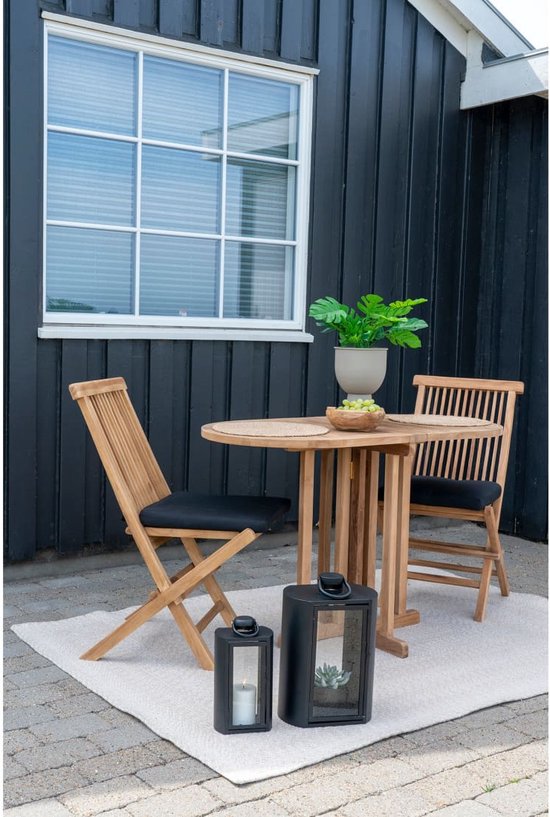Haus Nordic Balkontisch Huelva Teak faltbar