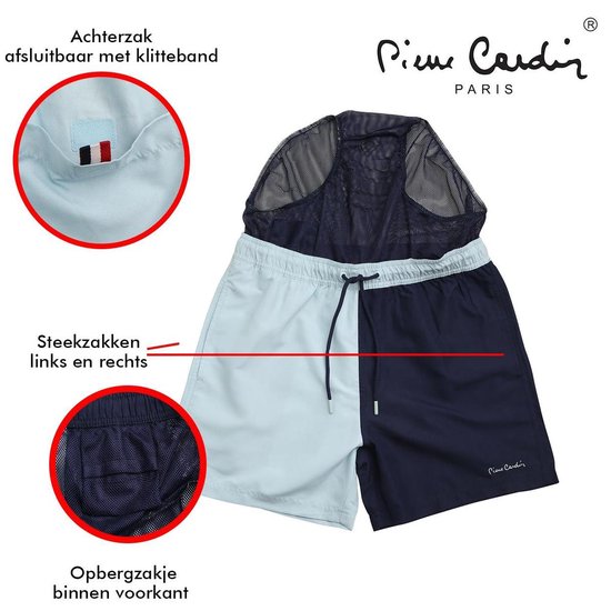 Pierre Cardin - Herren-Badehose - Himmel - Marine