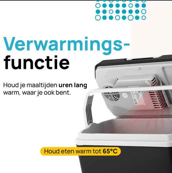 MOA Coolbox Electric 12v 230 volt - 22L - Kühlbox - Camping-Kühlschrank - Auto und Camping - Kühlung und Heizung - Schwarz