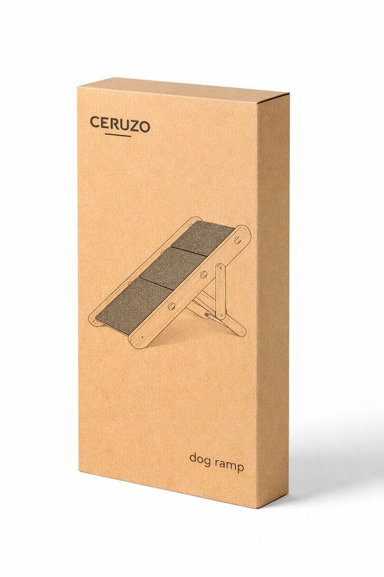 Ceruzo Hundetreppe und Gangway - einstellbar - faltbar - 34-40 cm
