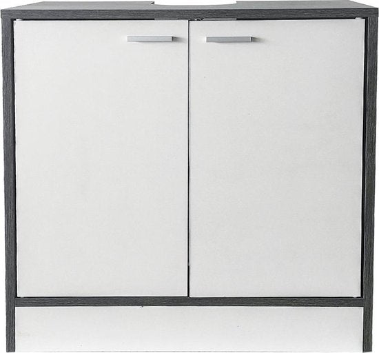 Waschtischunterschrank - Badmöbel - grau-farbig