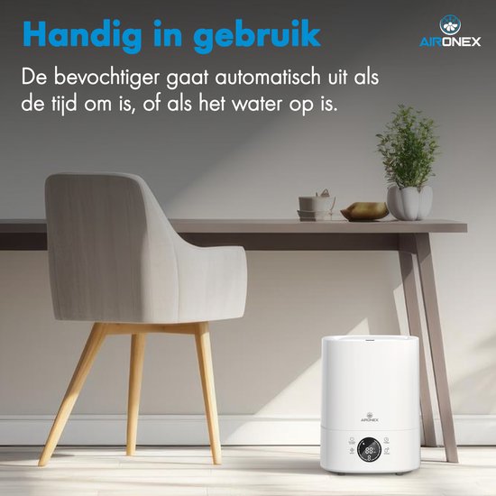 Luftbefeuchter Aironex - 6 Liter - Weiß