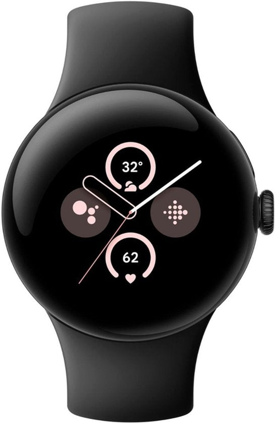 Google Pixel Watch 2 - Smartwatch, Gesundheit & Fitness Tracking, 5 ATM Wasserdicht, Obsidian