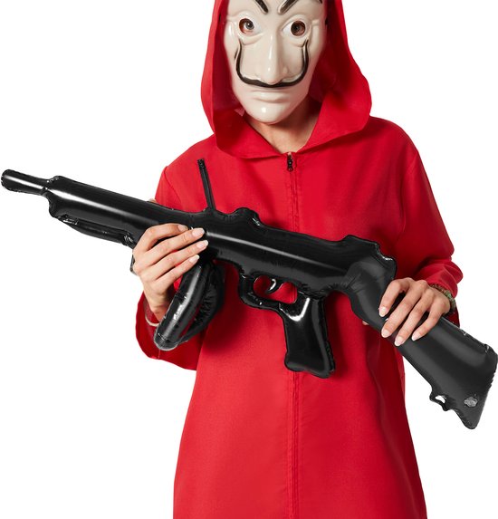 Dressforfun La Casa de Papel - Geldraub - Unisex Kostüm maskierte Bankräuber - M - Kostüm Karneval - Halloween - Verkleiden - Partykleidung - Karnevalskleidung - Party - Partykleidung