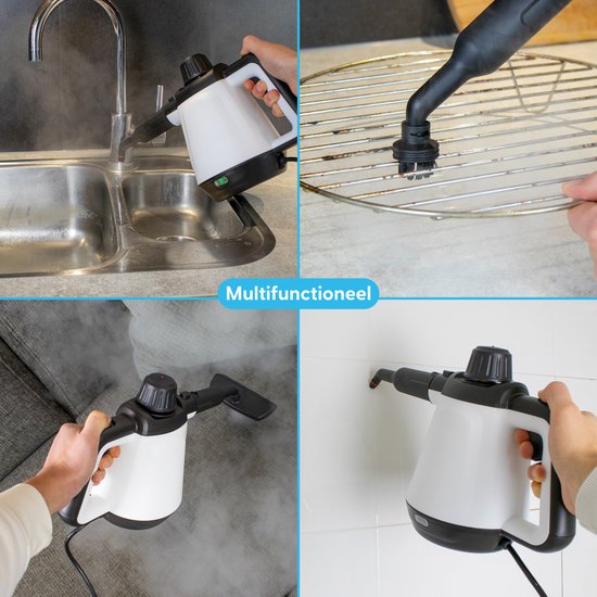 Ølven Handdampfreiniger - 5 in 1 - Dampfreiniger - Fleckenreiniger - Teppichreiniger - 450ML - 1200W