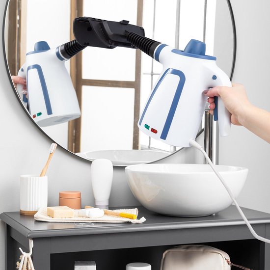 Vitapur Handdampfreiniger - Dampfreiniger - Fleckenreiniger - Dampfreiniger für Polstermöbel - Reinigungsgerät - 900W - Weiß