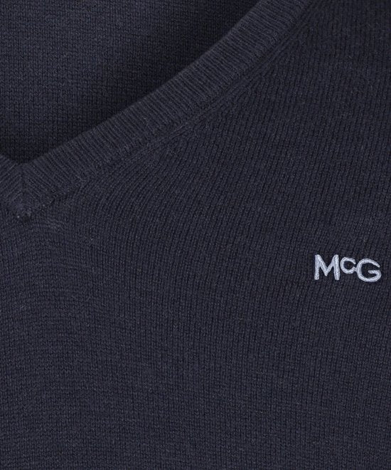 McGregor Pullover V-Ausschnitt Pullover Mm999 1201 01 2100 Marineblau Herren Größe - XL