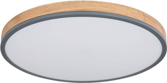 Globo Deckenleuchte Doro - grau - Metall - 60 cm - eingebautes LED-Modul - 416080WD4R-CCT