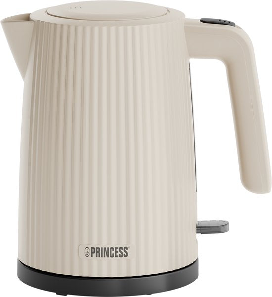 Princess Wasserkocher Wave 236048 - Retro - 1,7 Liter - 2200W - Beige