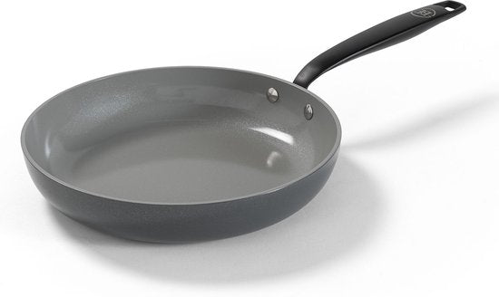 BE Living Essential Bratpfanne - Ø 24 cm - Keramik - PFAS-frei - Induktion - Grau
