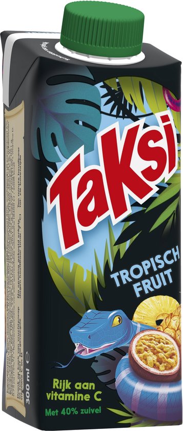 Taksi Tropisch Fruit – Geschmacksexplosion mit Milchprodukten und Vitamin C – 12 x 300 ml