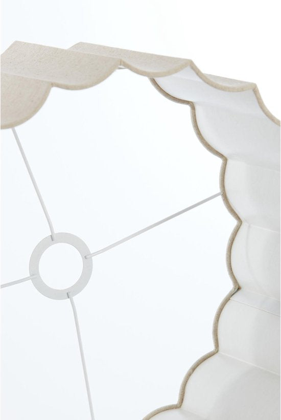 Light & Living Zylinder-Lampenschirm Disli – Creme – Ø 40 cm – Modern