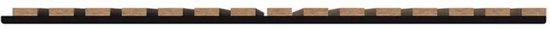 Akustik-Wandpaneele - 4er-Set - schallabsorbierendes MDF & PET-Schaum - Natur dunkel - 120 x 60 x 1,8 cm