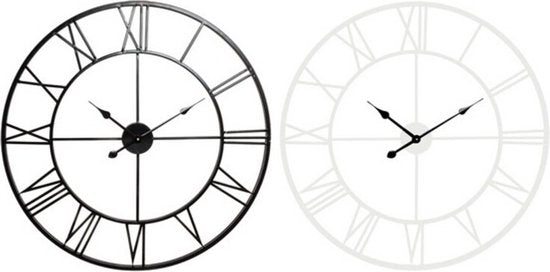 Wanduhr DKD Home Decor Metall (2 Stück) (40 x 3 cm)