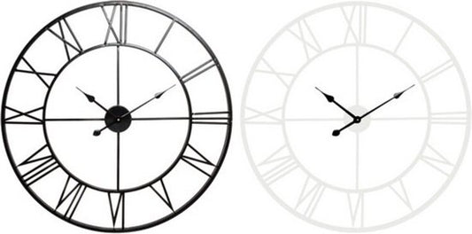 Wanduhr DKD Home Decor Metall (2 Stück) (40 x 3 cm)