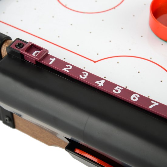 Toyrific Air Hockey Tisch 20 Zoll Braun 5-teilig