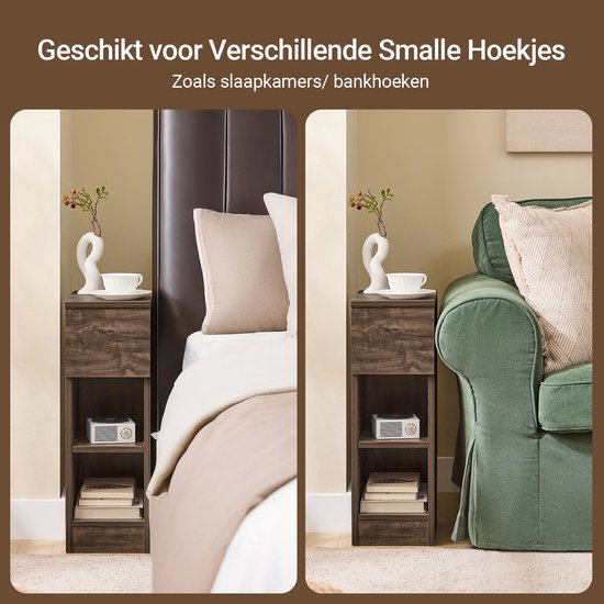 SoBuy Nachttisch, für Wohnzimmer, Schlafzimmer FBT111-SN