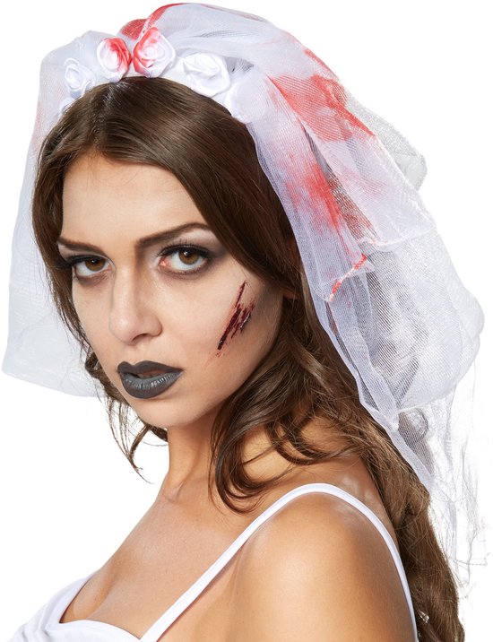 Dressforfun Sexy Gruselbraut M - kostüm kostüm halloween kostüm partykleidung karneval kostüm partykleidung - 302246