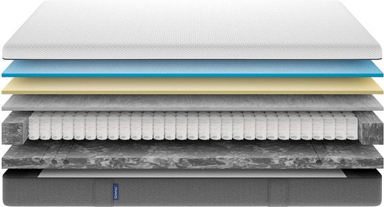 Emma Hybrid-Taschenfederkernmatratze - 250 Federn p/m2 - 90 x 200 cm - Medium