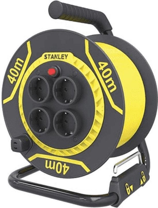 Stanley Reel Fatmax Pen Erde 4-Way 16a 40 Meter Silber Neopren