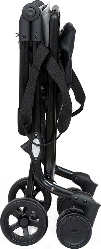 Ceruzo by Playmarket- Easy Go - Boodschappentrolley - Zwart-Grijs