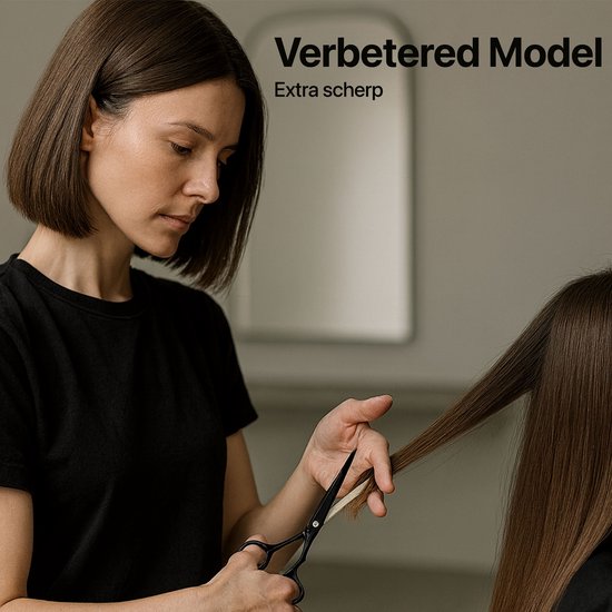 ProTrue 11 Stück Barbierset - Barbierschere rechtshändig - Ausdünnungsschere Barbier - Haarschere - Coupe Schere - Haarscheren Set