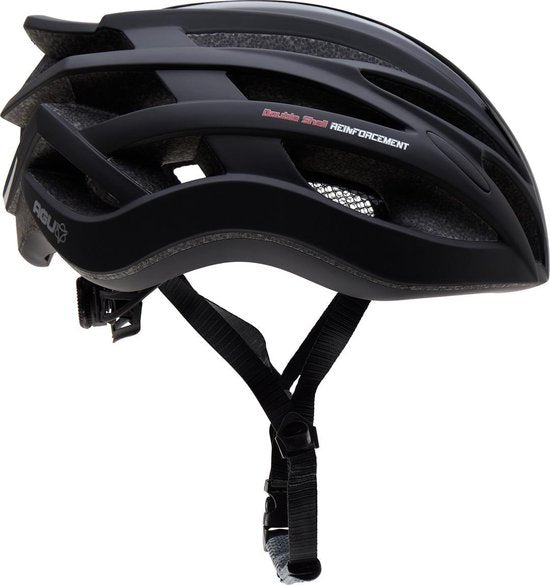 AGU Tesero Fahrradhelm - Schwarz - L/XL - inkl. Insektenschutzgitter