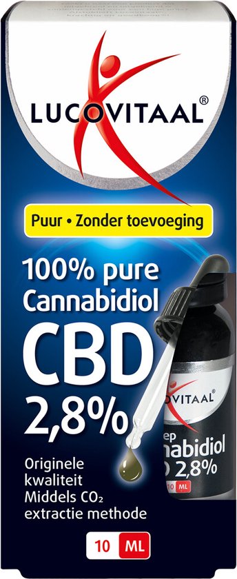 Lucovitaal Hanf Cannabidiol CBD 2,8% Nahrungsergänzungsmittel - 10 Milliliter