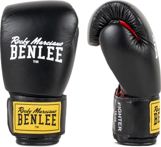 Benlee Kampfsporthandschuhe - Unisex - Leder - Schwarz/Weiß/Rot