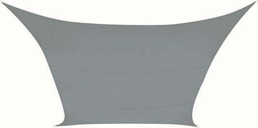 Perel-Sonnenschutzvlies, wasserabweisend, 4 x 3 m, 160 g/m², Polyester, rechteckig, hellgrau