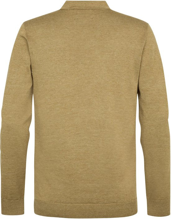 PETROL INDUSTRIES – Herren-Strickpolo – M-3050-KWC204 – 7146 Tan