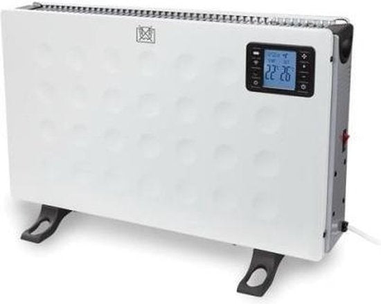 Perel Smart Konvektor Heizung, für den Innenbereich, drei Heizstufen, 2000 W