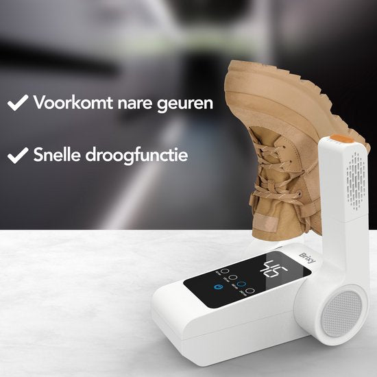 Brixy Shoe Dryer & Shoe Freshener - Ozon - Trocknungsfunktion - Weiß