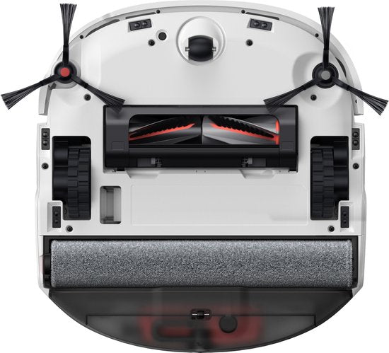 eufy Staubsaugerroboter Omni E25, HydroJet-Wischsystem, 20.000 Pa Saugleistung, DuoSpiral-Bürsten zum Entwirren, CornerRover-Arm zur Reinigung von Ecken, All-in-One-Station, für Familien mit Haustieren und Kindern.