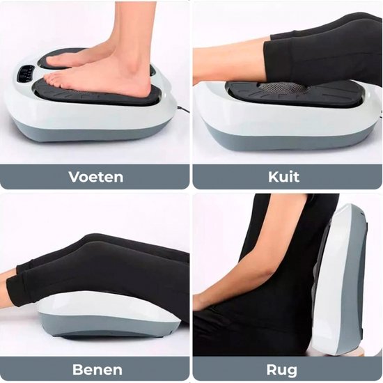 QLT VibroPulse Pro Bein- und Fußmassagegerät - 10 Programme - 20 Geschwindigkeiten