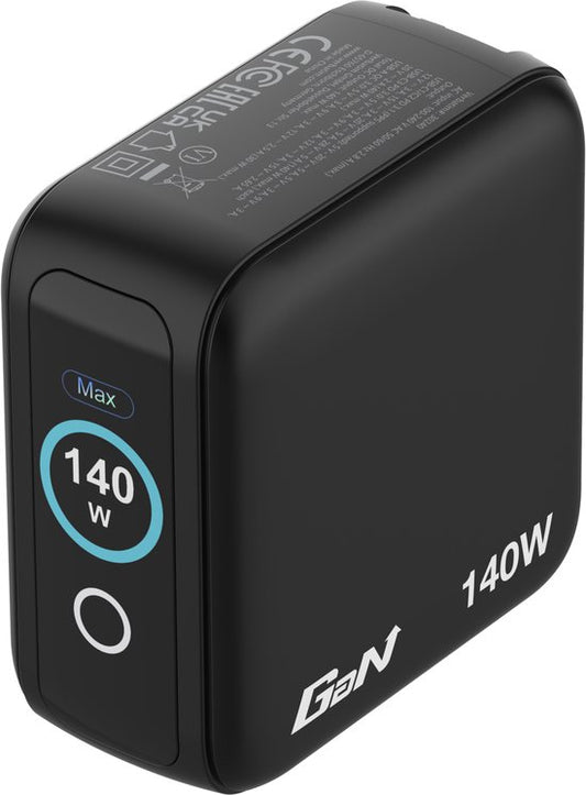 Verbatim Mini-GaN-Ladegerät 140 W mit Display