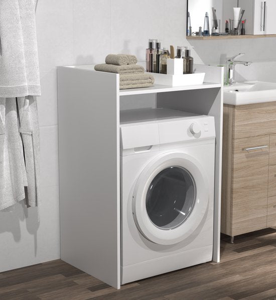 Waschmaschinenschrank - Waschmaschinenschrank - Waschmaschinenmöbel - weiß