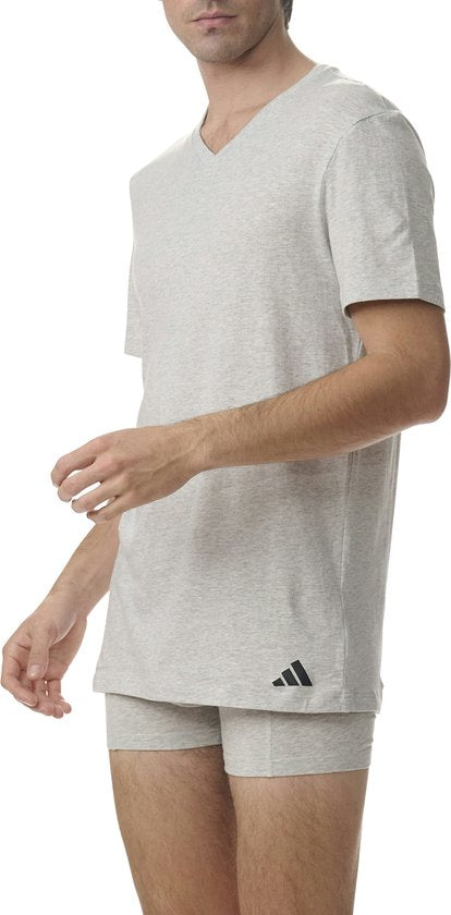 Adidas Basic T-Shirt 3x Größe L Assorted 4AM012-908-L V-Ausschnitt - 3PK Adidas