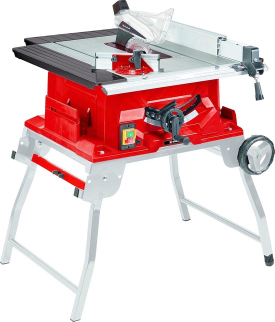 Einhell Elektrische Tischsäge TE-TS 250 UF – 2000 W – Ø 250 mm – Zusammenklappbares Untergestell mit Rollfunktion – Inkl. Sägeblatt mit 48 Zähnen