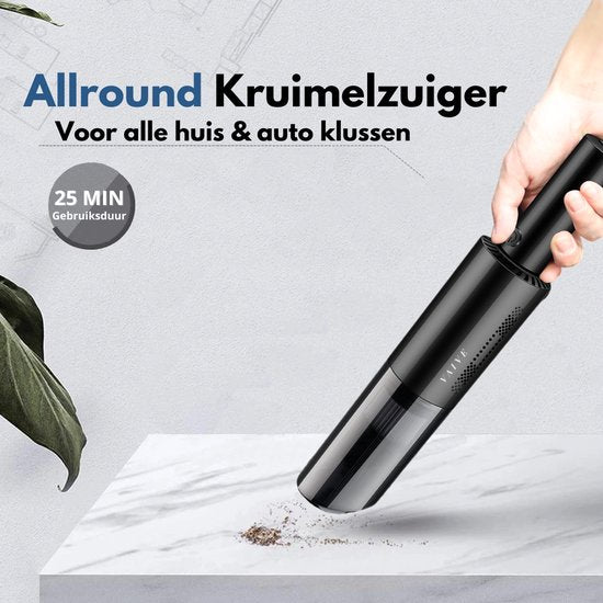 VAIVE Krümelsauger kabellos - Inkl. Zubehör - Modern - Handstaubsauger