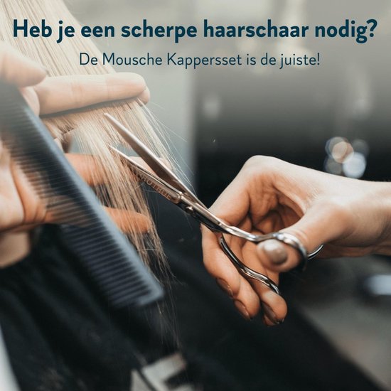 Komplettes Friseurset - 5 Teile - Rechtshändige Haarschere - Ausdünnschere Friseur - Hair Scissors - Effilierschere - Haarscheren Set