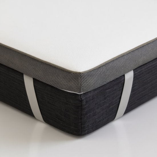 Twin Motion® Topper 160x200 cm - Topdekmatras - Matratzenauflage - Hybrid Gel Memory Foam - Mittlere Festigkeit - 8 cm dick