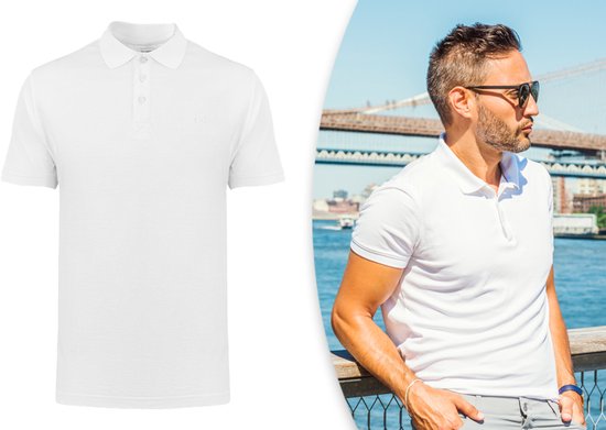 Milanoro - L - Poloshirt - Herren - Hellgrau